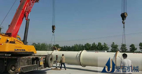 陜西銅川客戶酒糟烘干機裝車現(xiàn)場